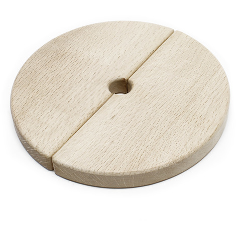 Tapa de madera, 2 piezas, repuesto prensa fruta vino mosto 12-18l