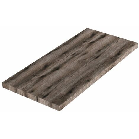 Tapa De Madera De Roble Fósil Para Lavabo De Sobremesa 100Cm