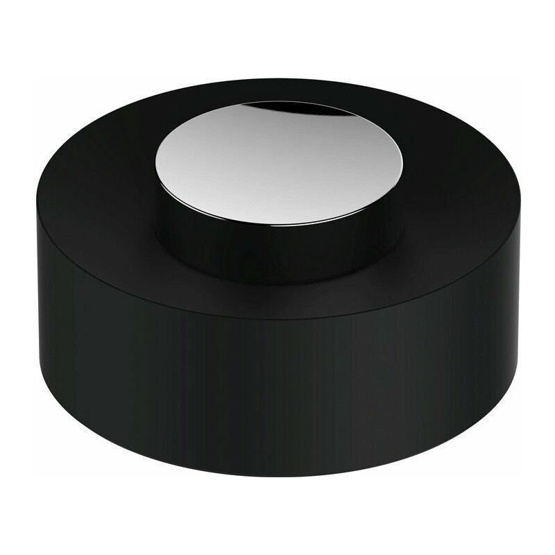 

Tapa de plástico PLAN suelta acabado acero inoxidable negro-gris - Keuco