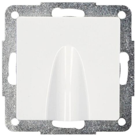 Tapa de salida cable para empotrar blanco GSC
