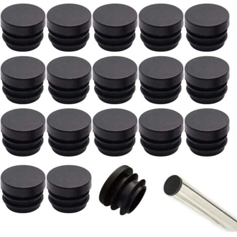 Tapa de silla, 16 mm, 32 piezas, tapa de silla, tapa redonda de plástico, tapas, tapas de tubo de silla, tapa de pie de silla, protección de patas de silla