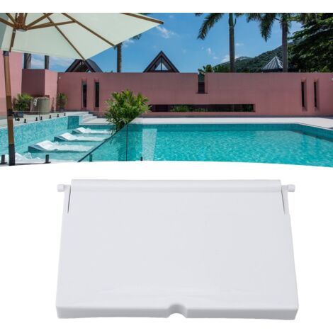 Tapa de skimmer para piscinas con esponja de plástico.