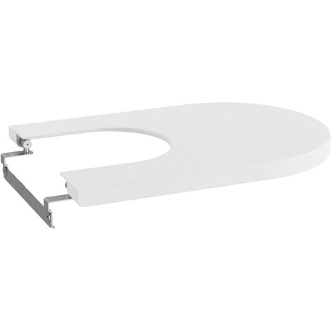 Tapa de SUPRALIT® para bidé con caída amortiguada ROUND INSPIRA - ROCA Color: Blanco mate