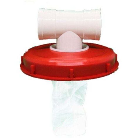 Tapa de tanque IBC con filtro de nailon lavable para tanque de agua de lluvia IBC de 1000 litros, filtro de tapa IBC, accesorios para tanque IBC, filtro de nailon para agua de lluvia (T de 245 m)