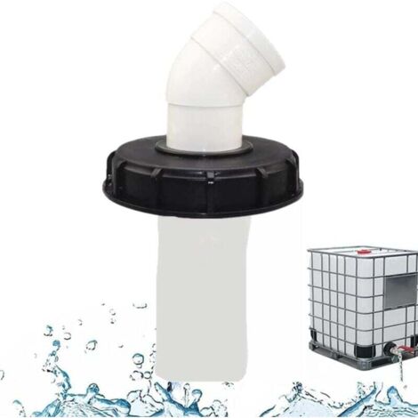 Tapa de tanque IBC de 45° con filtro de nailon lavable para tanque de agua de lluvia IBC de 1000 L, filtro de tapa IBC, accesorios para tanque IBC, filtro de agua de lluvia de nailon de 165 mm