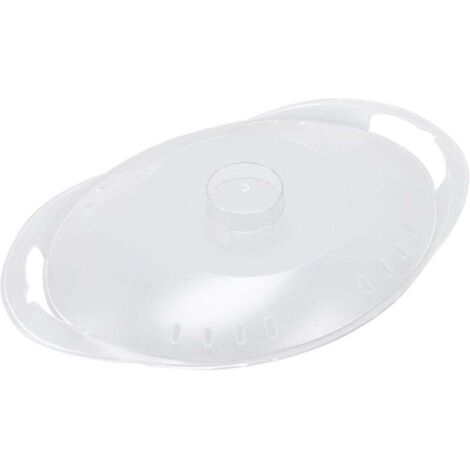 Tapa de vaporera KZQ segura, resistente al calor, fácil de lavar y mantiene caliente. Accesorio compatible con Thermomix TM6, TM5 y TM31.