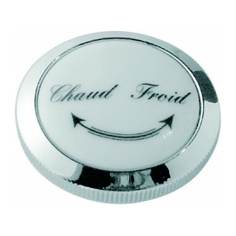 

Tapa decorativa RETRO Chaud / Froid para mezclador monomando, cromado IDEAL STANDARD