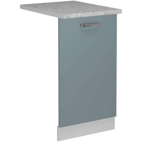Tapa del lavavajillas R-Line, Gris azulado, 45 cm , ET Mármol, Vicco