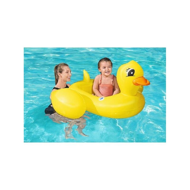 Trade Shop Traesio - Pato Hinchable Canotty Barchetta Con Altavoz Integrado 102X99Cm 34151