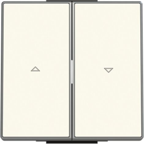 Tapa doble tecla persianas Blanco 8244BA Serie Sky de Niessen