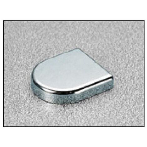 tapa embellecedor ovalado 36x30 cromo p2cba06  para bisagra cristal 30.245