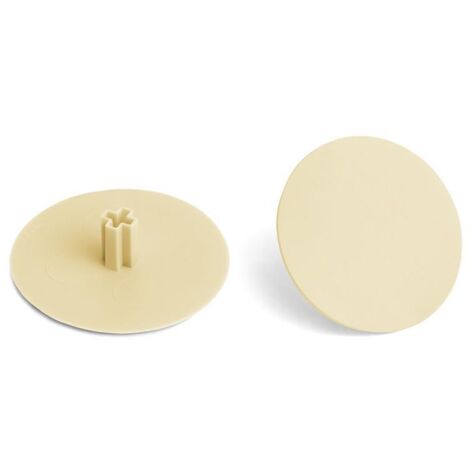 tapa embellecedora allen 6 ø40mm pivote de 8mm acabado crema