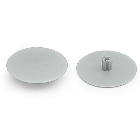 tapa embellecedora allen 6 ø40mm pivote de 8mm acabado gris metal