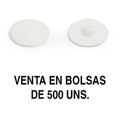 tapa embutir intro.5 d11,5 blanco (500u) para tornillo ensamble ø5 (hexagono 3mm)
