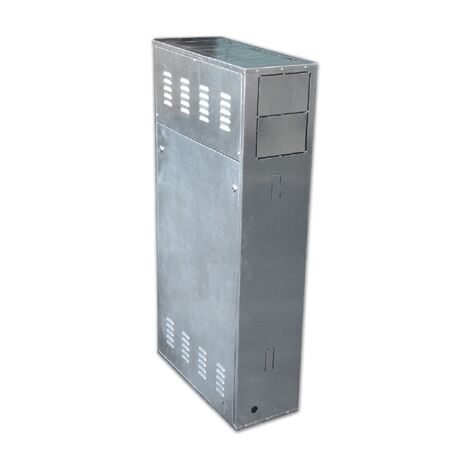 Tapa empotrable galvanizada 120x60x25 cm