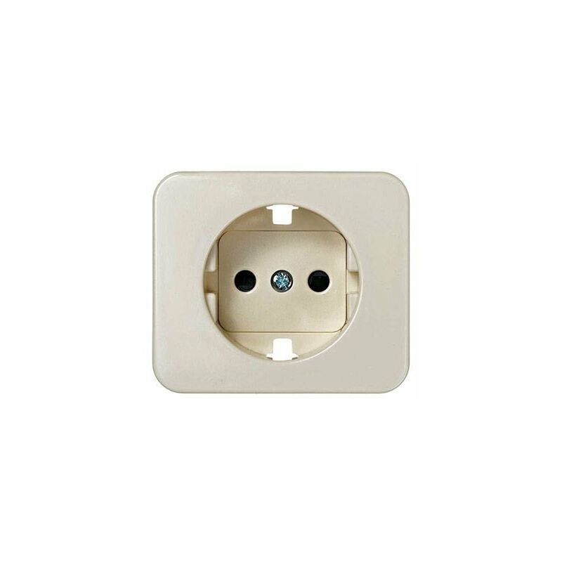 

Tapa enchufe con toma de tierra lateral Schuko Simon 75 75041 | Marfil-75041-61