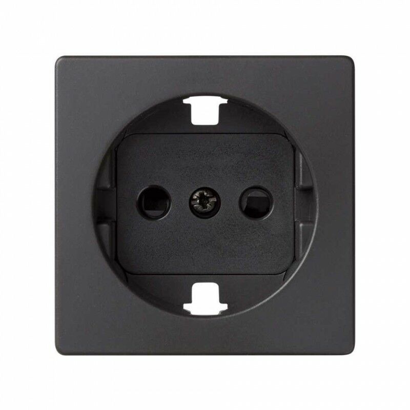 

Tapa enchufe Schuko 2p+ tt 16AX 82 Concept 8200041-098 Negro Mate - Simon