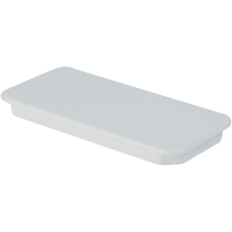 Tapa final rectangular blanca Blanco 55x110 Blanco 55x110