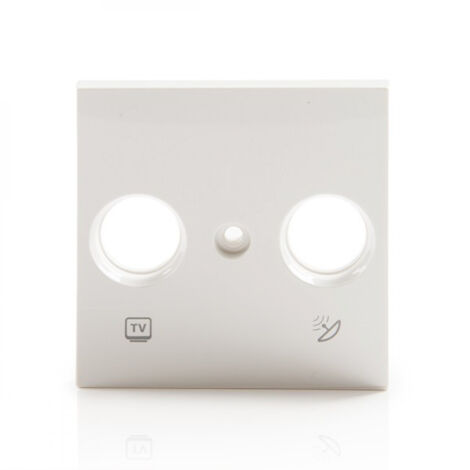 Tapa Frontal R/Tv-Sat Blanco