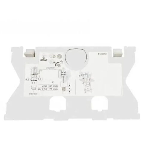 Tapa Geberit para cisterna empotrada Sigma 12 cm