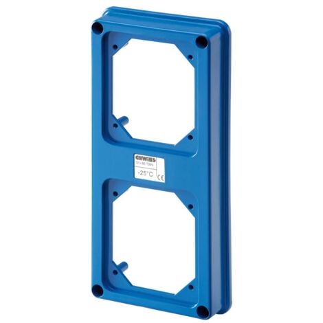 Tapa Gewiss adecuada para 2 tapas IP67 GW66709N