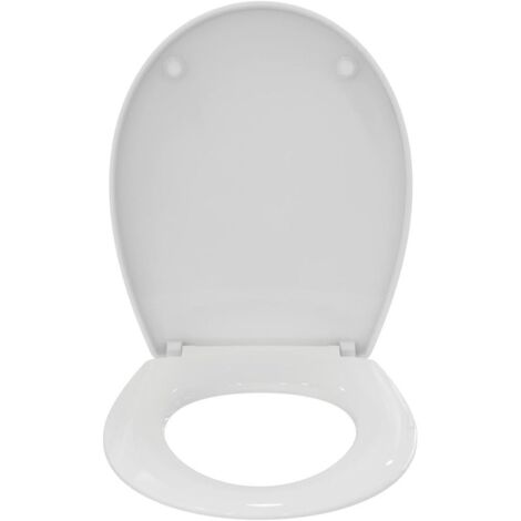 Tapa inodoro REVO con tapa, bisagras acero inoxidable blanco IDEAL STANDARD