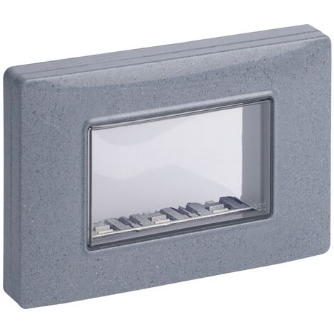 Tapa Ip55 3M + Tornillos Gris Granito VIMAR 14943.14