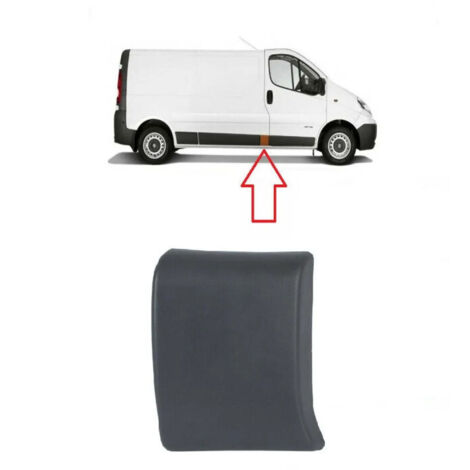 Tapa lateral para el embellecedor para Renault Trafic, Opel Vivaro Derecho
