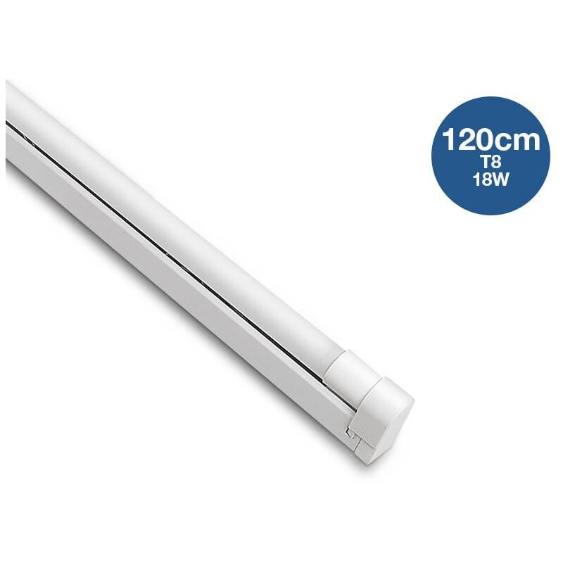

Barcelona Led - Kit de regleta portatubos y tubo LED T8 120cm 18W | Blanco Frío