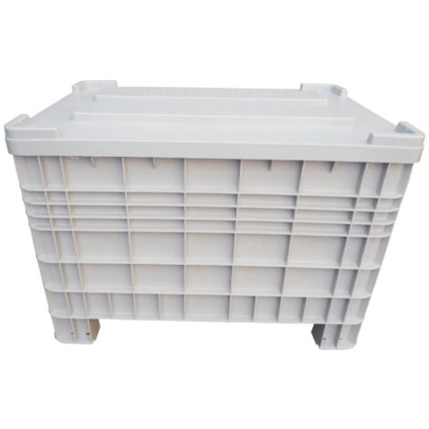 Tapa Palet Box 530 L. Gris DENOX- FAMESA