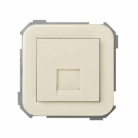 Tapa para 1 conector RJ AMP marfil Simon 31085-61