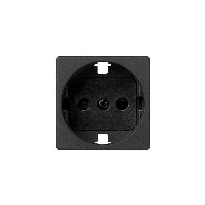 

Tapa para base enchufe Schuko 27 Play Negro - Simon