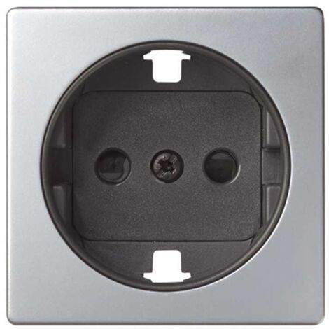 Tapa para base enchufe Schuko Simon 82  Gris
