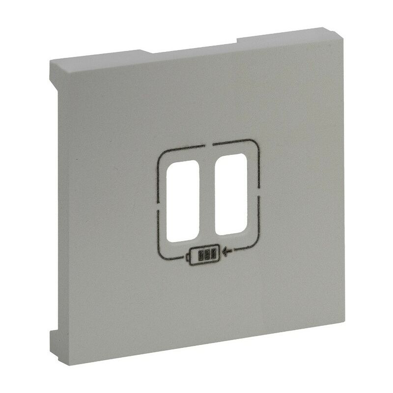

Tapa para Cargador doble USB Legrand 864324 serie Niloe Step Aluminio