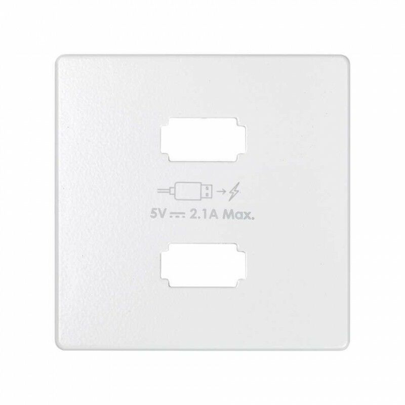 

Tapa para cargador USB 2 conectores 82 Concept 8211096-090 Blanco Mate - Simon