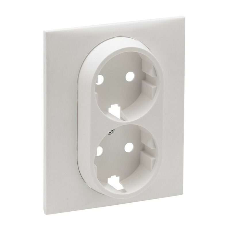 

Tapa para Enchufe Schuko 2P+T doble 864122 serie Niloe Step Blanco Mate - Legrand