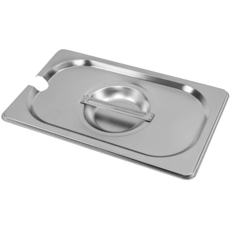 Tapa para GN Mega-M 1/4 265x162 con recorte N