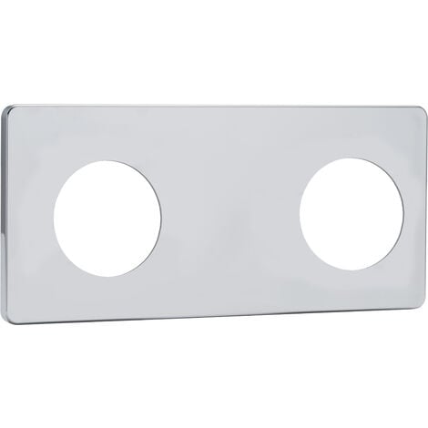Tapa para Placa Salida de Pared de Ducha/Bañera FIXSYSTEM QUICK PLOMBERIE - Espaciado 150mm Largo 239mm Alto109mm material ABS