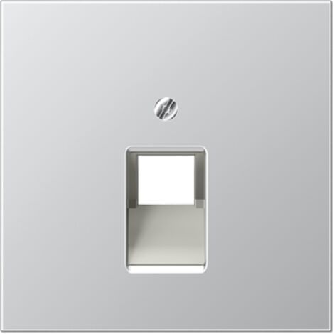 Tapa para toma de teléfono o datos RJ11-RJ45 ALUMINIO JUNG AL 2969-1 UA