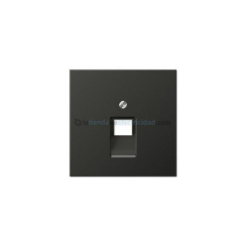 

Tapa para toma de teléfono o datos RJ11-RJ45 ANTRACITA AL 2969-1 UA AN - Jung