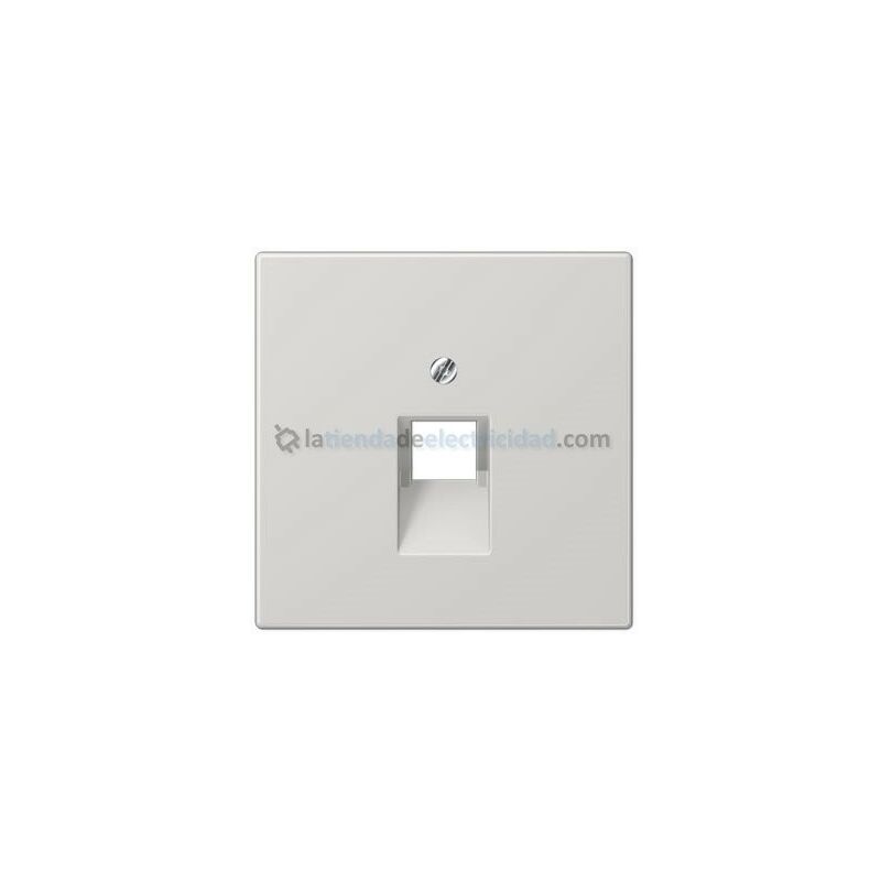 

Tapa para toma de teléfono o datos RJ11-RJ45 GRIS CLARO LS 969-1 UA LG - Jung