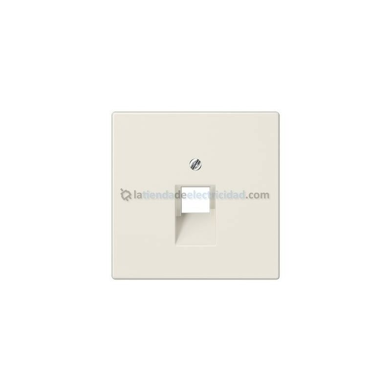 

Tapa para toma de teléfono o datos RJ11-RJ45 MARFIL LS 969-1 UA - Jung