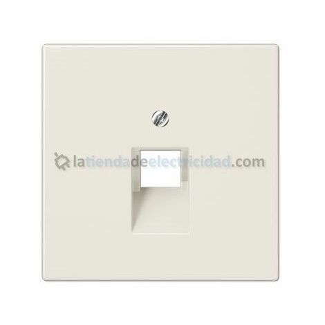Tapa para toma de teléfono o datos RJ11-RJ45 MARFIL JUNG LS 969-1 UA