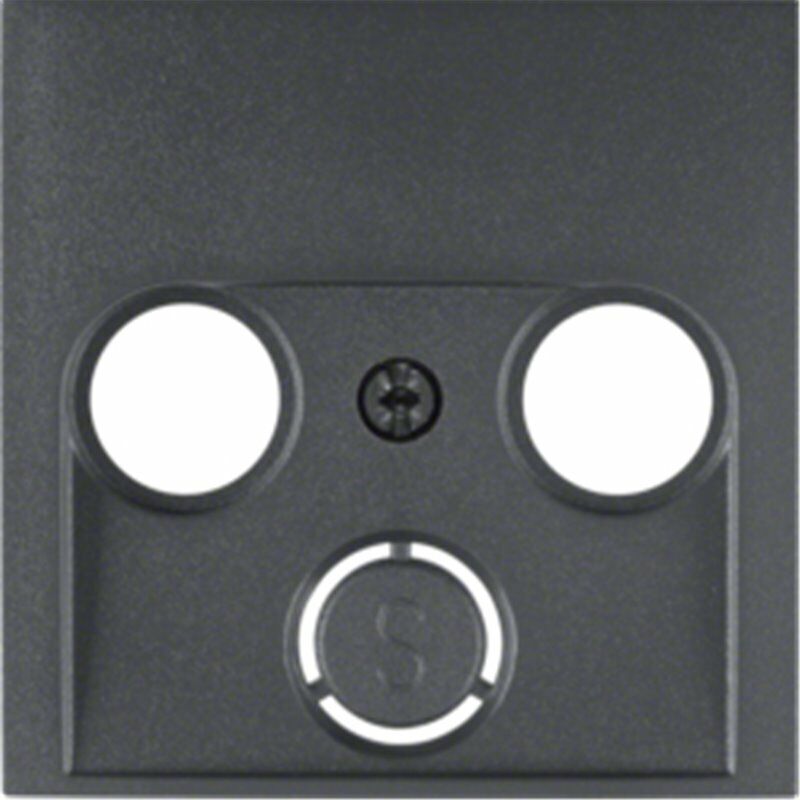 

Tapa para toma TV 12031606 S1/B3/B7 Antracita - Hager
