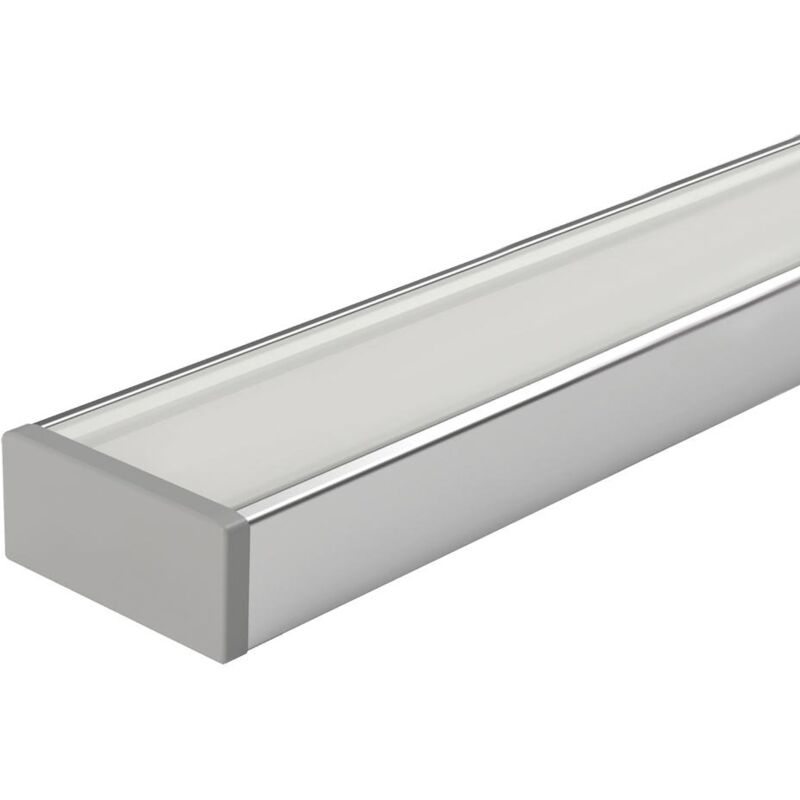 

Tapa Perfil Leonardo Leds Alumin.Sobrepuesto - Gris