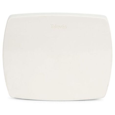Tapa plástico distribución blanco Televes