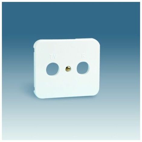 Tapa R-TV blanco SIMON 75053-30