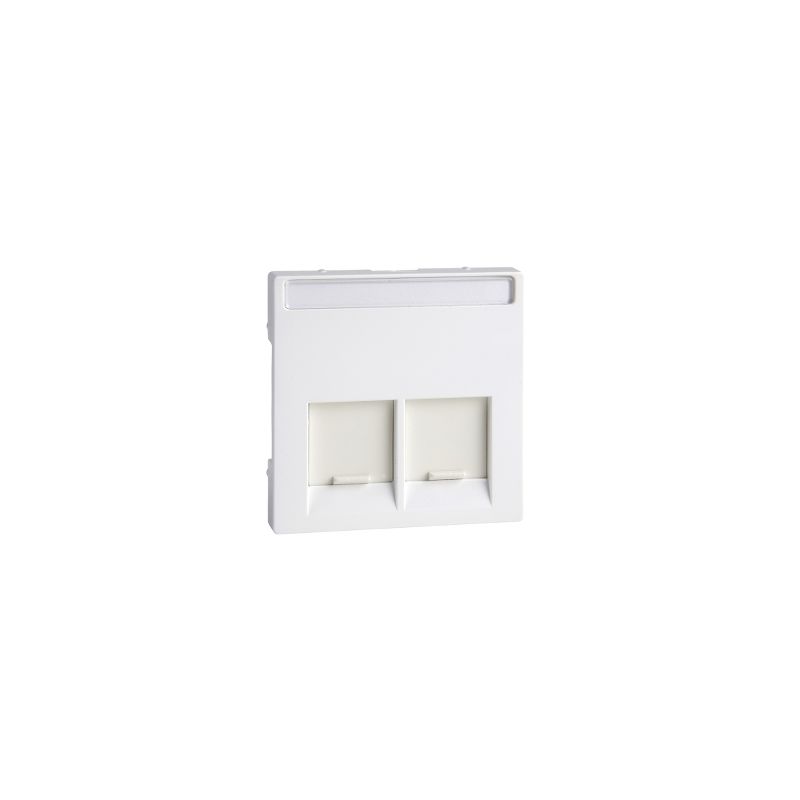 

Tapa RJ45 doble elegance Blanco activo MTN469925 - Schneider Electric