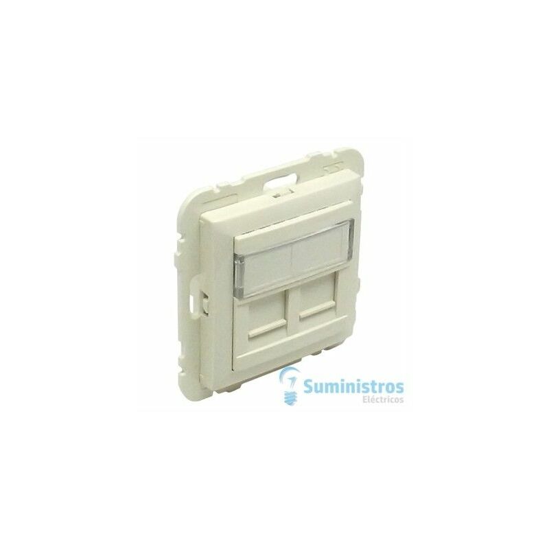 

Tapa Soporte P/2 Conect.Rj45 Logus Mf