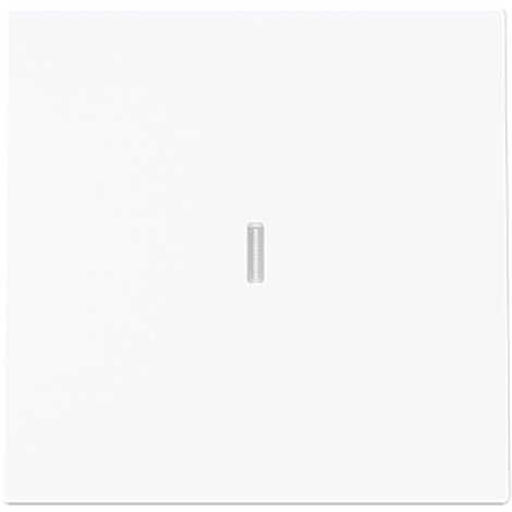Tapa tecla interruptor conmutador con visor Serie Alba de Niessen  Blanco Brillo